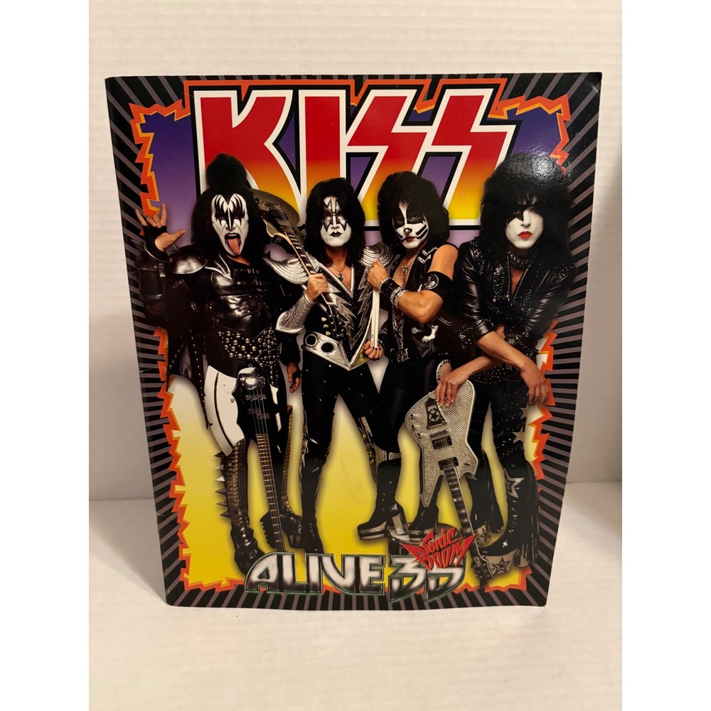KISS Alive 35 Sonic Boom World Tour Concert Program Book 2009 2010 Memorabilia